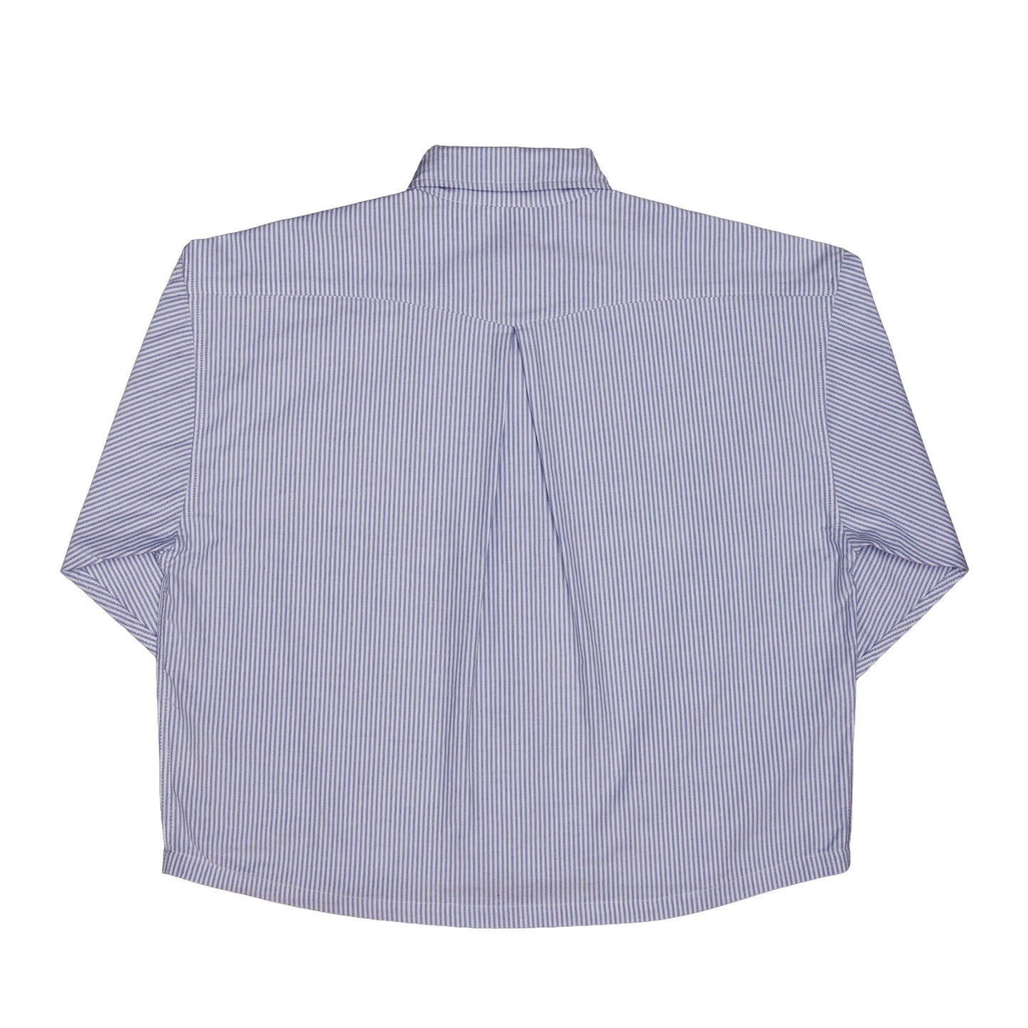 "Blusa" Oxford Cloth Button Down (Pinstripe Blue)