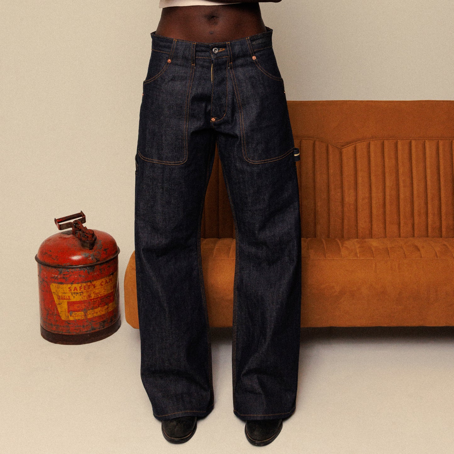 "Engineer" Trousers (Marino)