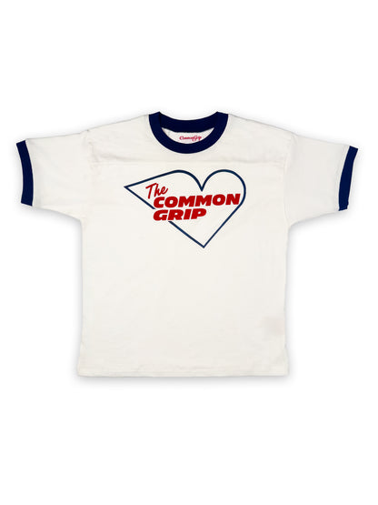 "Roadrunner" Tee (Aged White/Navy)