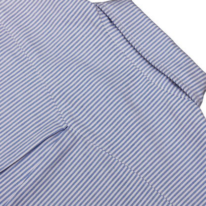 "Blusa" Oxford Cloth Button Down (Pinstripe Blue)