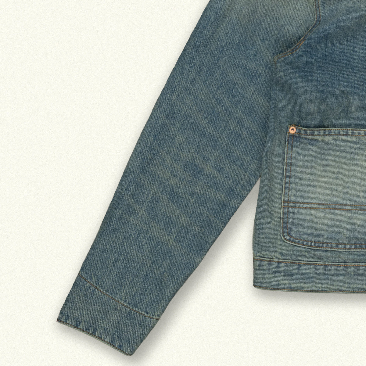 "Engineer" Collared Jacket (Laguna Wash)