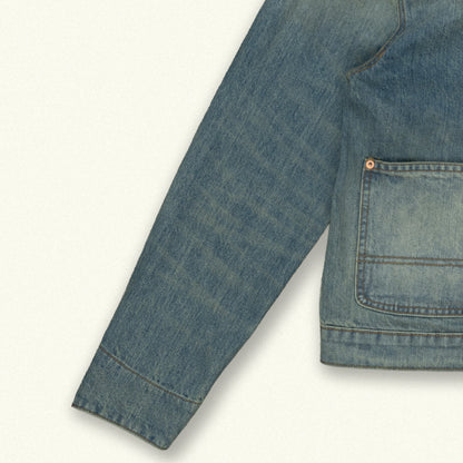 "Engineer" Collared Jacket (Laguna Wash)