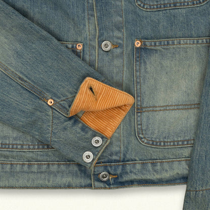 "Engineer" Collared Jacket (Laguna Wash)