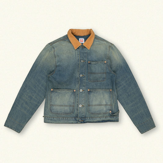 "Engineer" Collared Jacket (Laguna Wash)