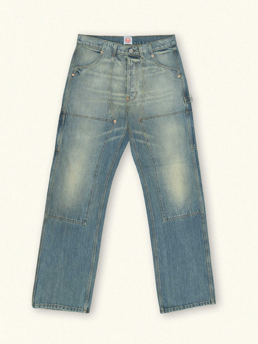 "Engineer" Double Knee Trousers (Laguna Wash)