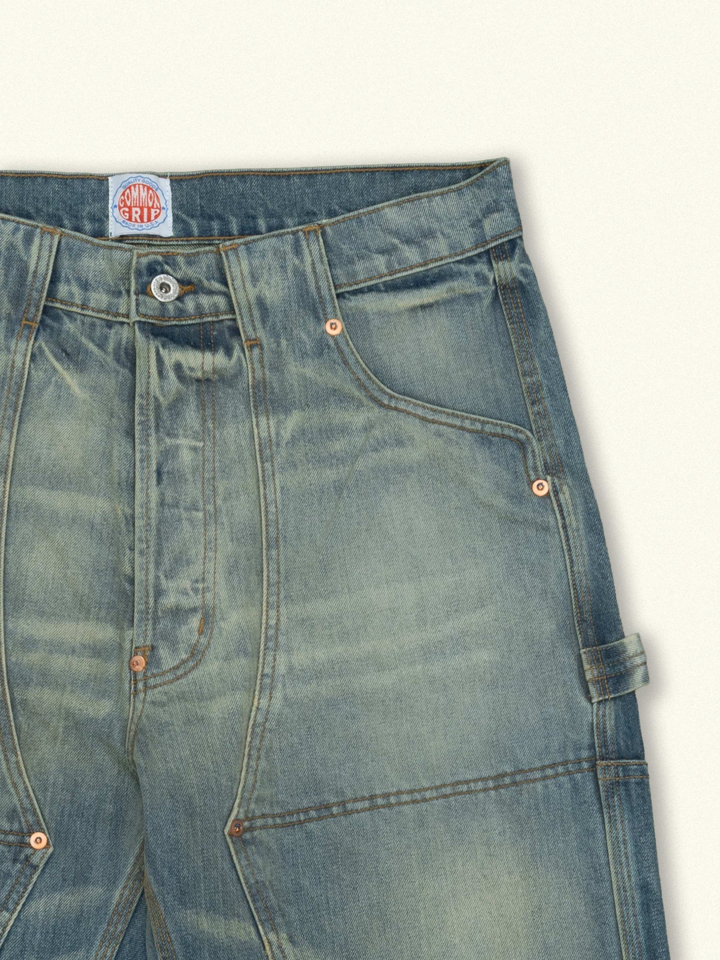 "Engineer" Double Knee Trousers (Laguna Wash)