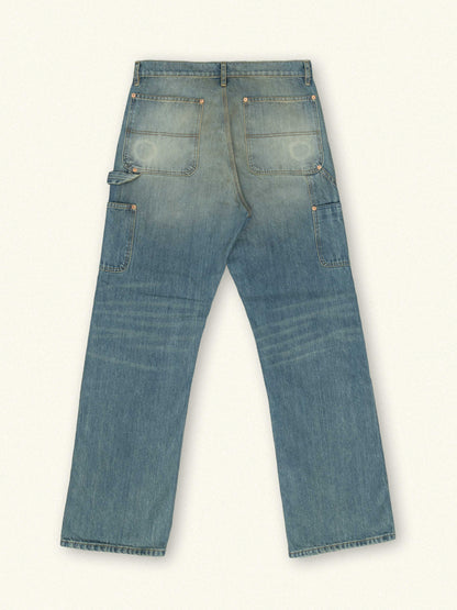 "Engineer" Double Knee Trousers (Laguna Wash)