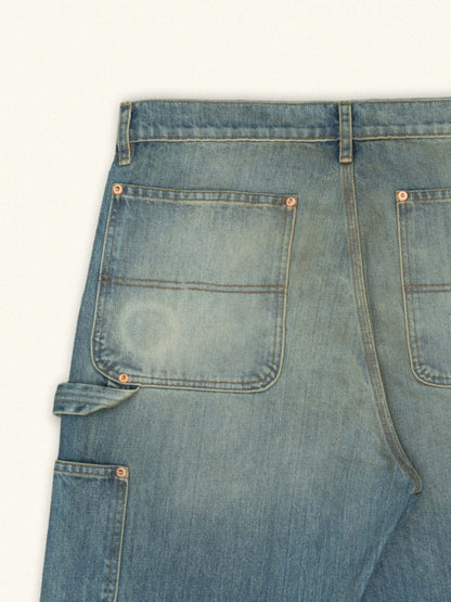 "Engineer" Double Knee Trousers (Laguna Wash)